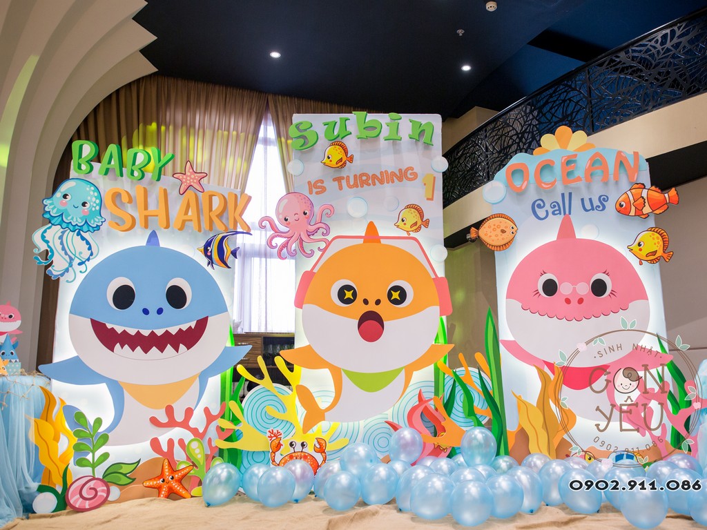 Thiệp sinh nhật Baby Shark  PartyStorevn