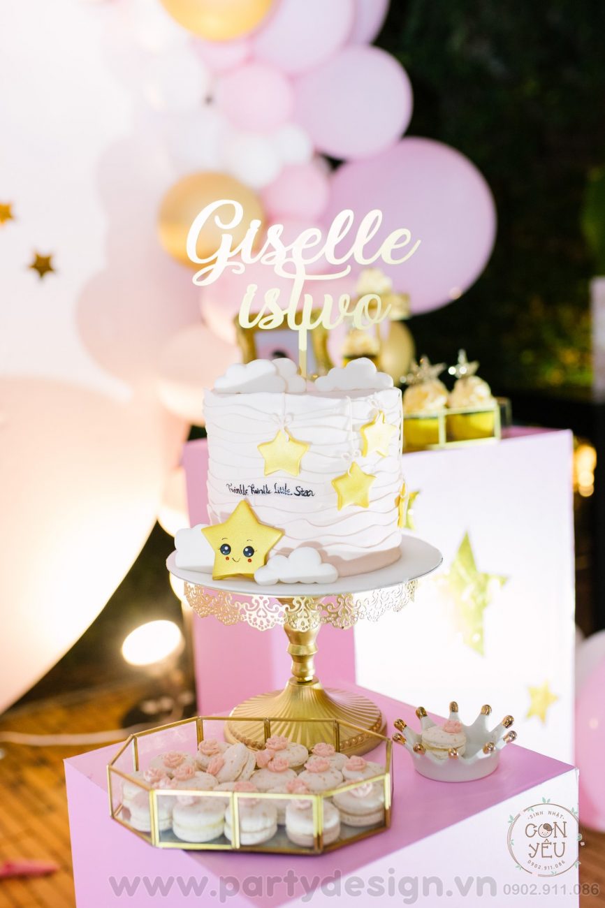 Trang trí sinh nhật phong cách bong bóng - Giselle