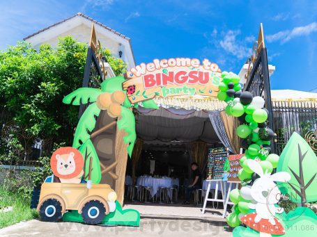 Trang trí sinh nhật chủ đề Safari - BingSu