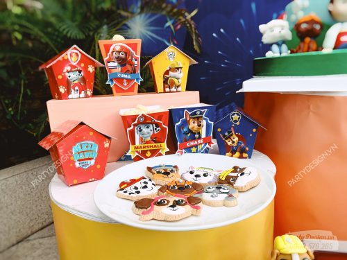 Bánh cookie sinh nhật bé trai Paw Patrol