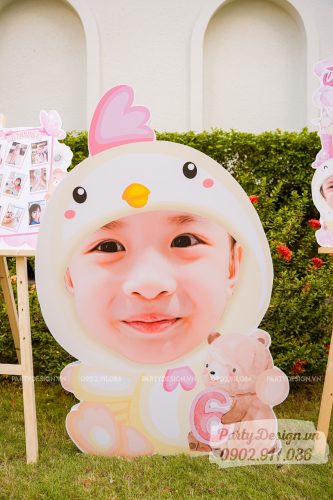 Chibi bé trang trí tiệc sinh nhật chủ đề Thế giới thần tiên - bé Anh My