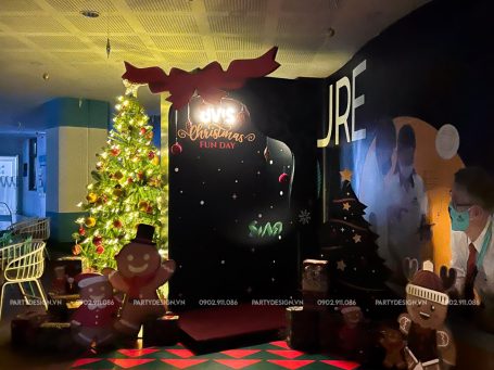 Photo Booth Giáng Sinh, trang trí đèn neon cho Christmas