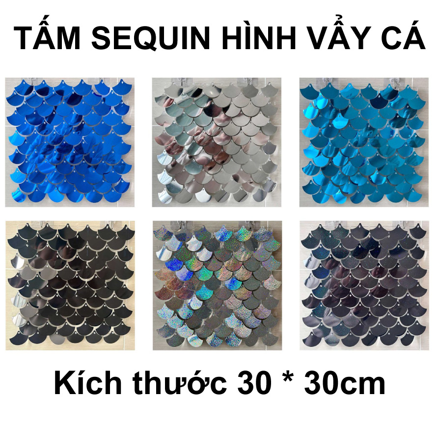 Tấm sequin hình vẩy cá
